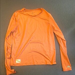 Tracksmith Twilight Long Sleeve in Burnt Orange - Women’s S